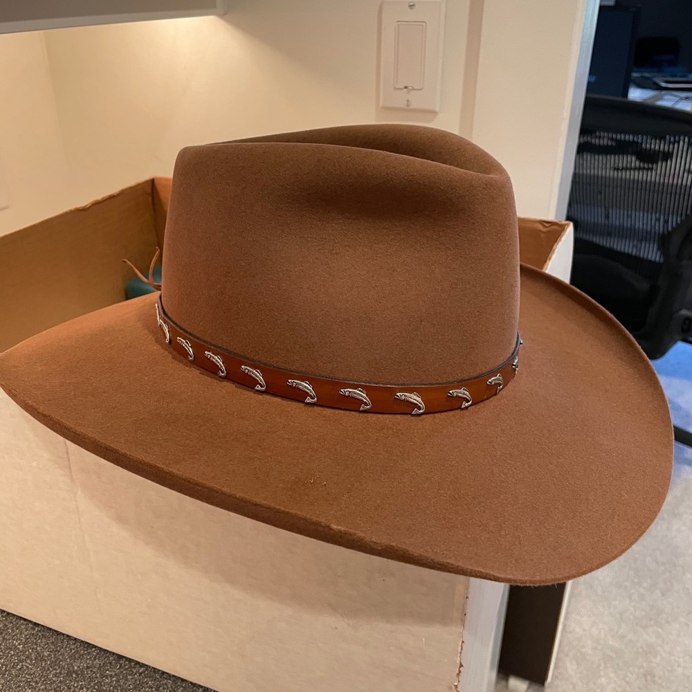 O’Farrell Cowboy Hat with Jumping Fish Hat Band